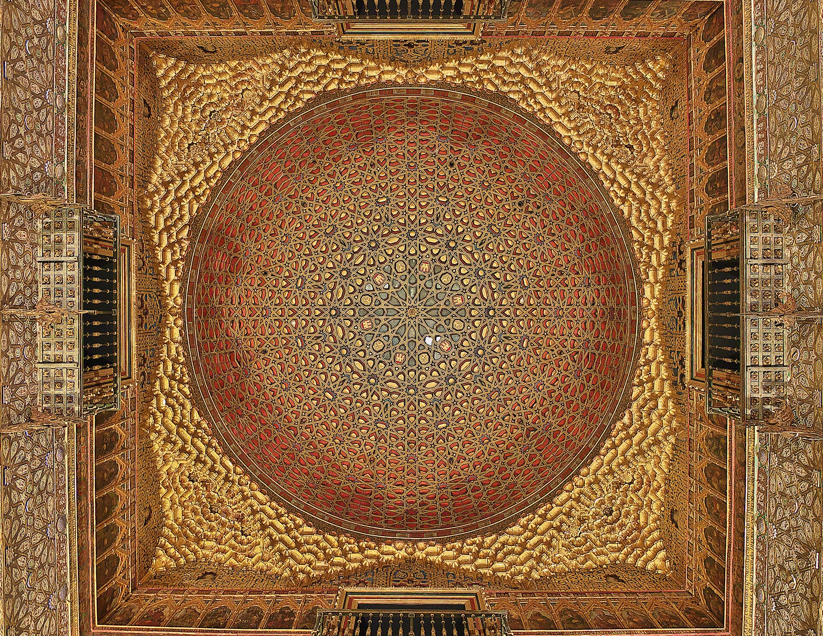 Real Alcázar de Sevilla. Salón de Embajadores, cúpula