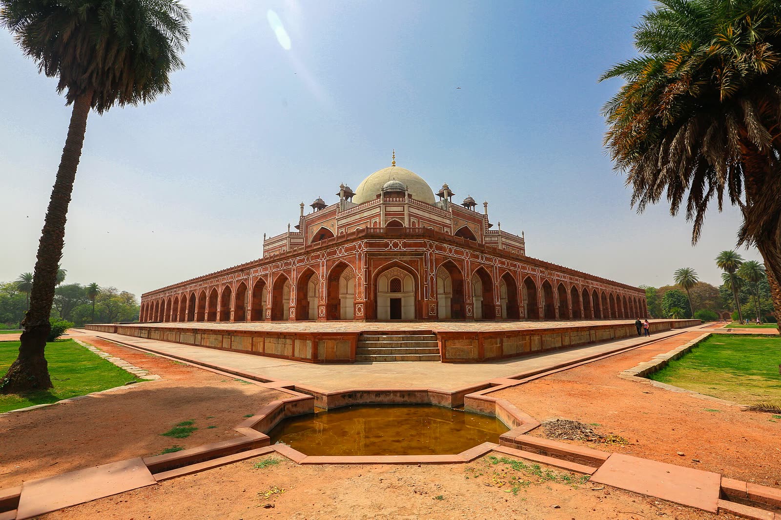 Humayun's Tomb seen from Char Bagh