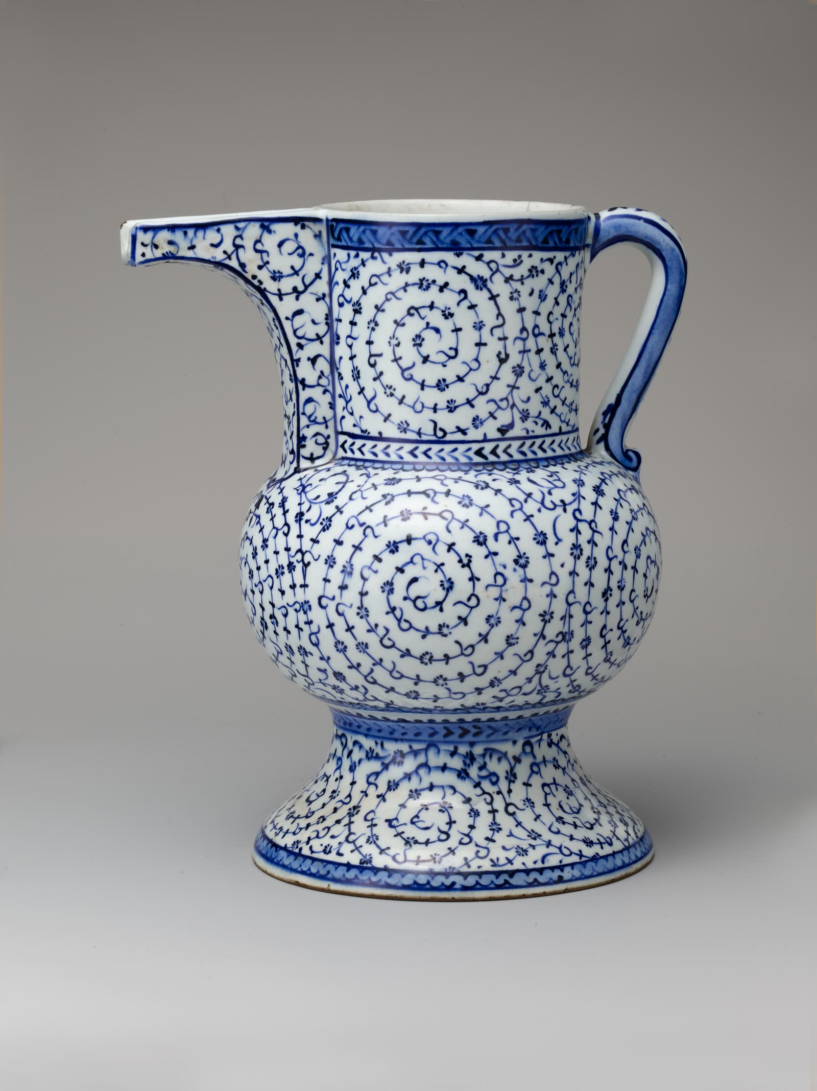 Ewer with 'Tughra-Illuminator' Style Decoration