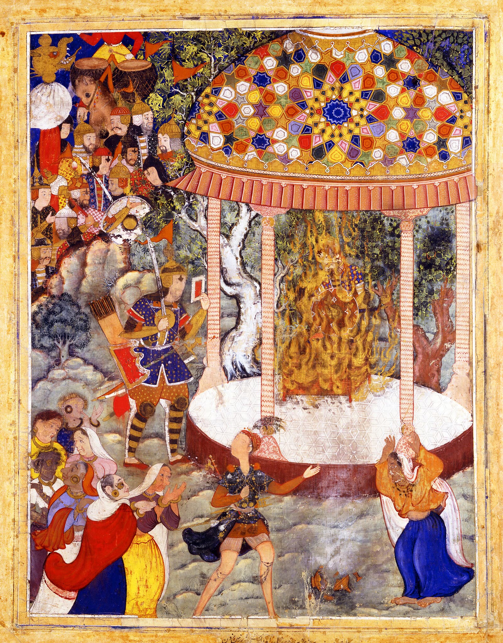 
Hamza Burns Zarthust’s Chest and Shatters the Urn with his Ashe
